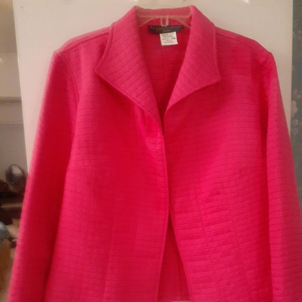 Harve Benard Hot Pink Jacket NWOT Plus Size 18W